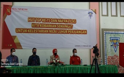 Menepis Lupa Akan sejarah TGP Dengan Memperingati HUT Ke-75 TGP Di SMKN 2 Surabaya