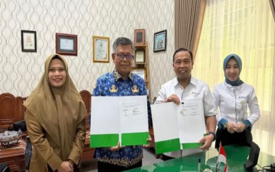 Penandatanganan MoU antara SMK Negeri 2 Surabaya dengan BPJS Ketenagakerjaan cabang Juanda